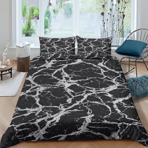 Housse de couette Épagneul Noir imprimé 3D parure lit hypoallergique