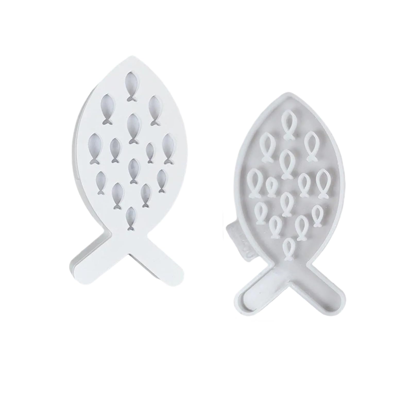 Jazuaiao Sea Animal Fish Silicone Holder Molds Epoxy Resin Silicone Mold for Stand Tealight Holder Home Decoration Fish Mold