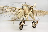 Vista 3 de Balsa Wood airplane kits DIY Bleriot Wooden Models Aircraft, Laser Cut Balsa Wood Plane Kits to Build for Adults, Perfect 3D Wooden Puzzles Airplane