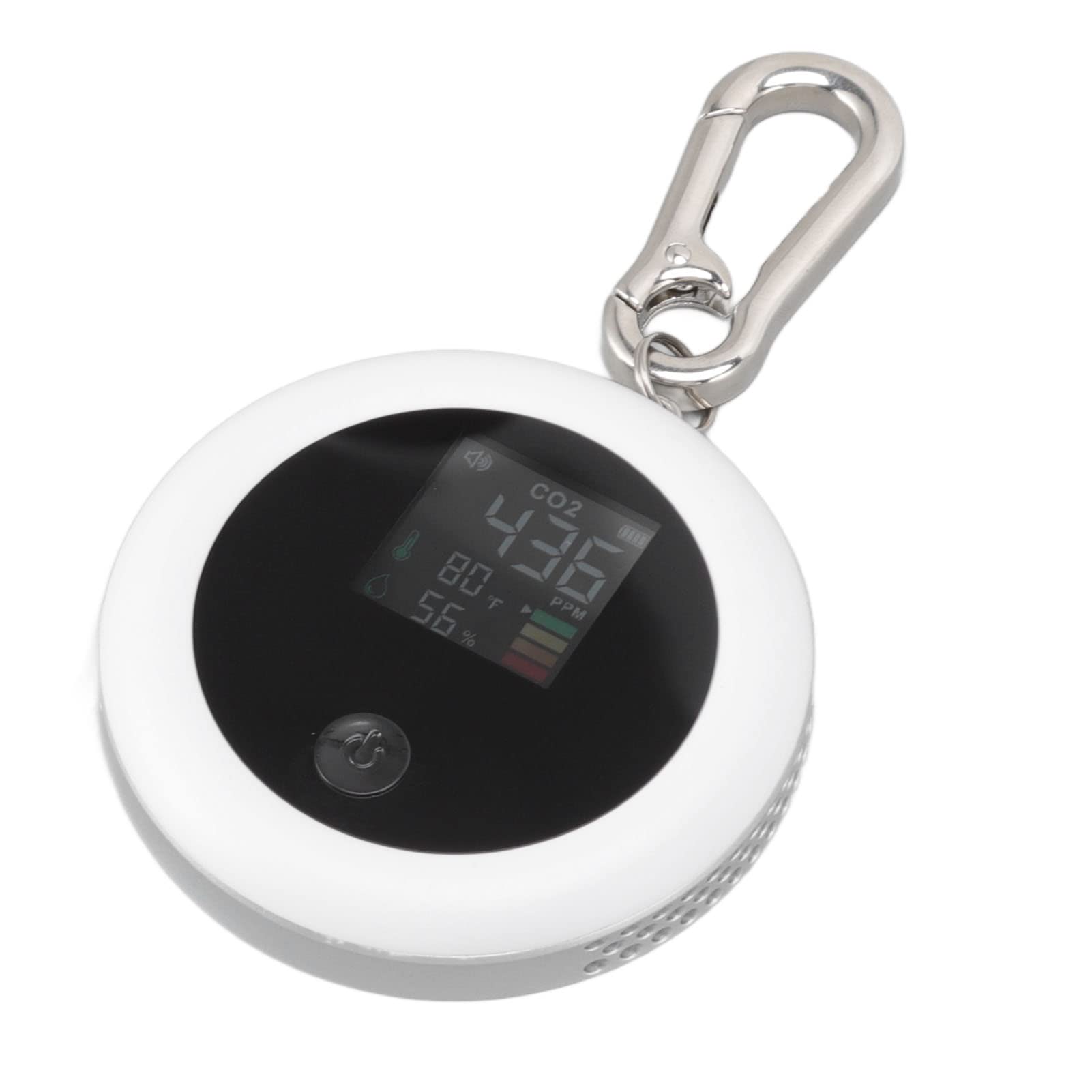 Medidor Digital CO2 3 en 1 Monitor Calidad Aire Humedad Temperatura Portatil LCD para Hogar Viajes Interiores