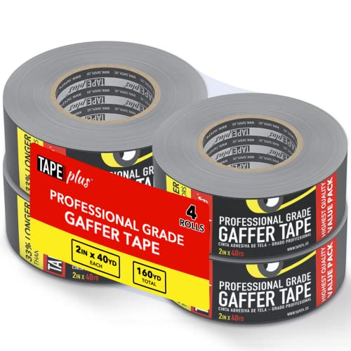 TapePlus Gaffer Tape Roll - Waterproof Adhesive Film - Electrical