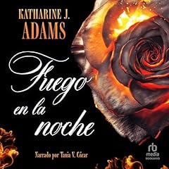 Diseño de la portada del título Fuego en la noche