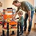 Novaluki Kids Tools Bench, Tool Box Playset with Screw and Electric Drill Toy, Pretend Play Construction Toys Work Bench for Toddlers 3-5 Years Old, Birthday for Boys Ages 3 4 5 6 7 8