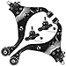 Detroit Axle - 4PC Front Lower Control Arms w/Ball Joints for 2005 2006 2007 2008 2009 Hyundai Tucson - [2005-2010 Kia Sportage]