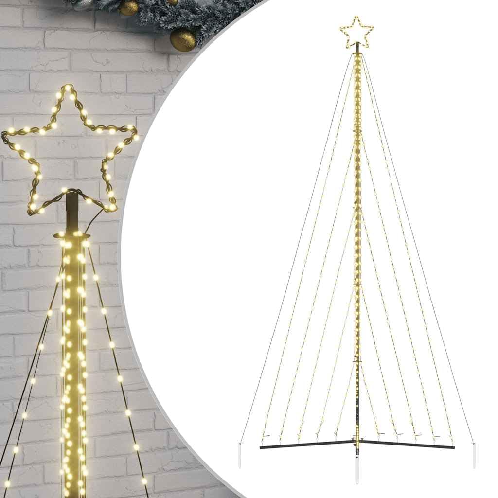 Illuminazione per Albero di Natale 570 LED Bianco Caldo 399 cm,Catene Luminose,Illuminazione Albero di Natale,Illuminazione Albero di Natale Interno e Esterno-4016440