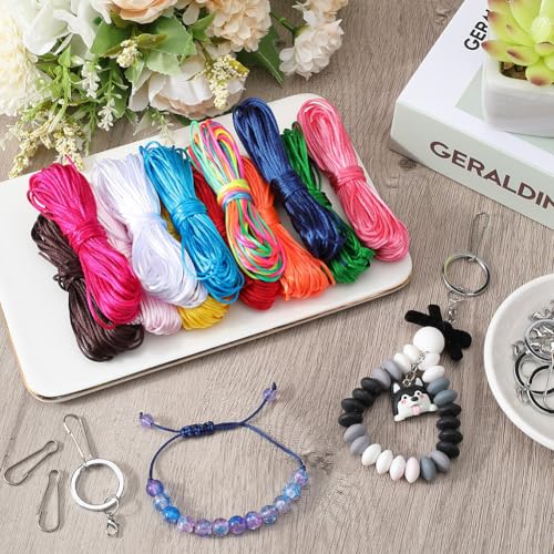 Fil en nylon 1mm SOFPLATE : 12 couleurs pour la fabrication de bijoux
