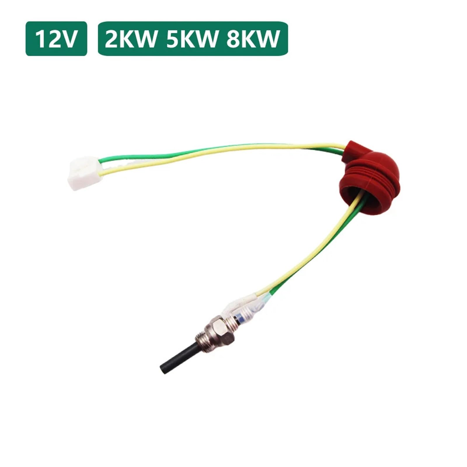 Nagrzewnica postojowa 5 Szt. 12V/24V 2kw 5kw 8kw Świeca Żarowa Do Ogrzewania Postojowego Do Samochodów Ciężarowych, Przyczep Kempingowych, Pasuje Do Webasto Eberspacher nagrzewnica powietrza(5PCS 12V)