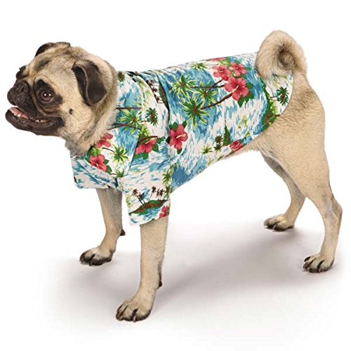 Casual Canine Hawaiian Breeze Camp Shirt For Dog, X-Large, Black #TOP1