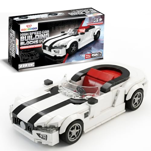 Image of Wembley Race Mechanic Series - 238 PCS | Pull Back Sports Car Building Blocks for Kids | STEM Construction Toy with Race-Inspired Cockpit | ABS Plastic Building Kit for Boys & Girls Age 3+ Years