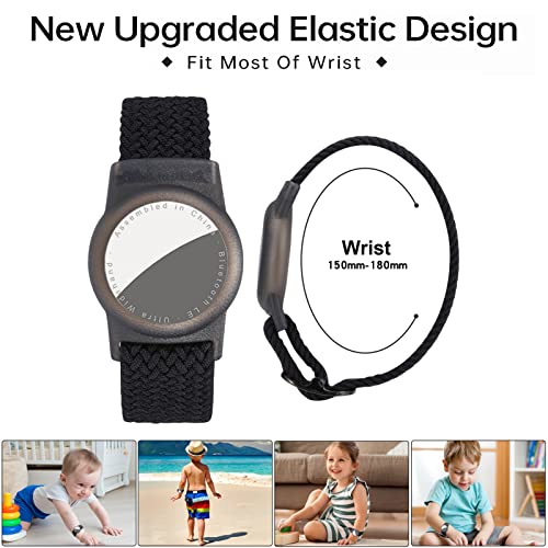 Dingfeiyu Nylon Kids Wristband for Airtag Anti-Lost, Anti-Scratch Bracelet Kids, Airtag Tracking Watch Wrist Strap Child - Image 3