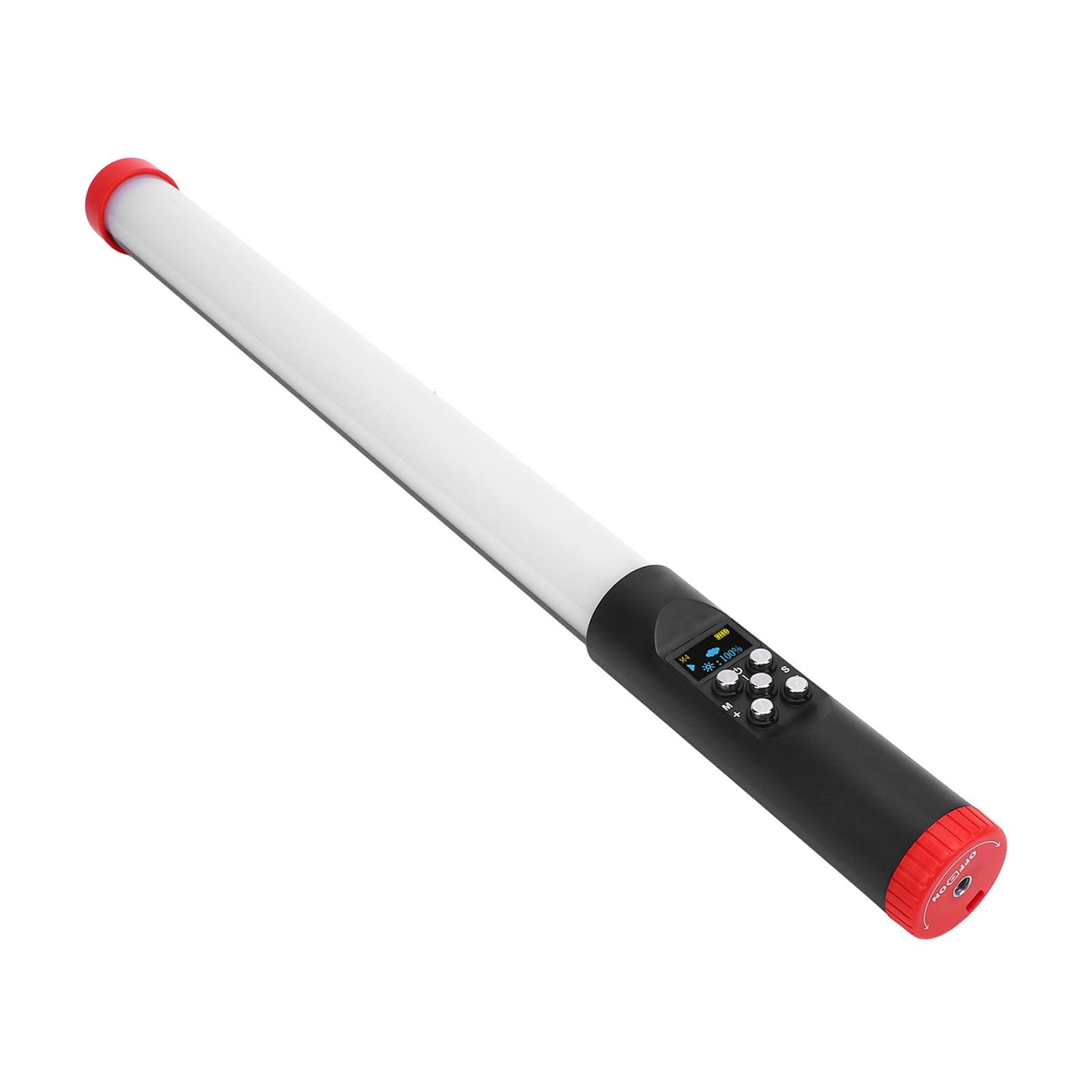 Focket Bacchetta Luminosa Portatile, Stick Luminoso RGB Dimmerabile Impermeabile 3000-6000K, Barra Luminosa RGB con Batteria Ricaricabile per Fotografia Vlog, Streaming Live e Videografia