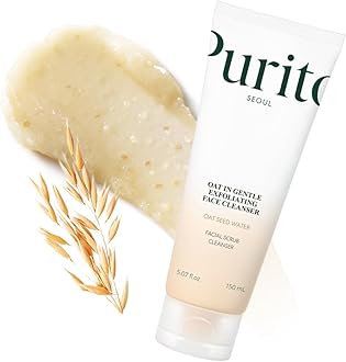 - Purito Oat Exfoliating Facial Polish Cleanser - Hydrating Daily Face Wash with Gentle Scrub Clay Pore Minimizing Panthenol, Oat Seed Water Vegan, Non-comedogenic Korean Skin Care 5.07 fl.oz