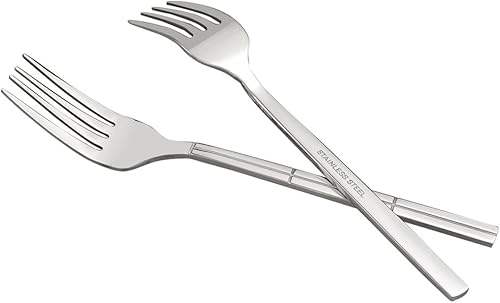 Miniatura 2 de Tenedores de postre de 12 piezas, acero inoxidable, 6.77 pulgadas
