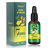 100% natürliche Inhaltsstoffe: Ingwer, Ginseng, Polygonum multiflorum und Traubenkernöl, die Haarausfall wirksam verhindern können, indem sie die Haarwurzel mit Nährstoffen versorgen, geschädigtes Haar reparieren und die Vitalität des Haares wiederherstellen.