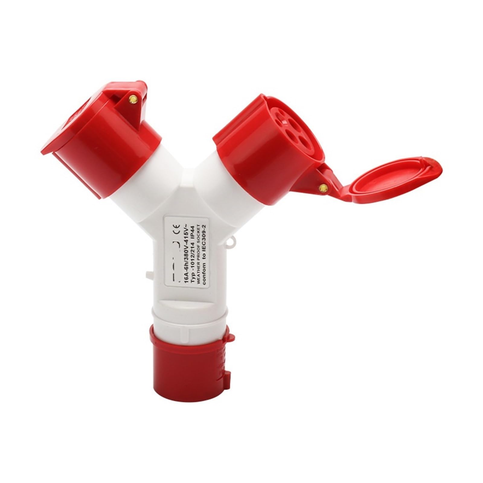 Presa Industriale Uno-a-Due 4X16A Spina e Presa aeronautiche bidirezionali Impermeabile IP44 1014-2