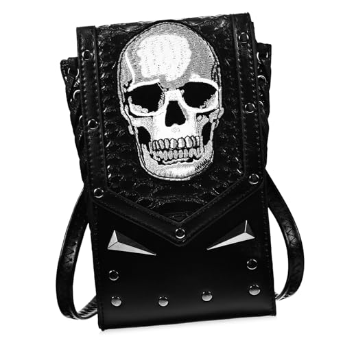 Paquet à bandoulière femme noir pour loisirs et sorties élégantes UPKOCH