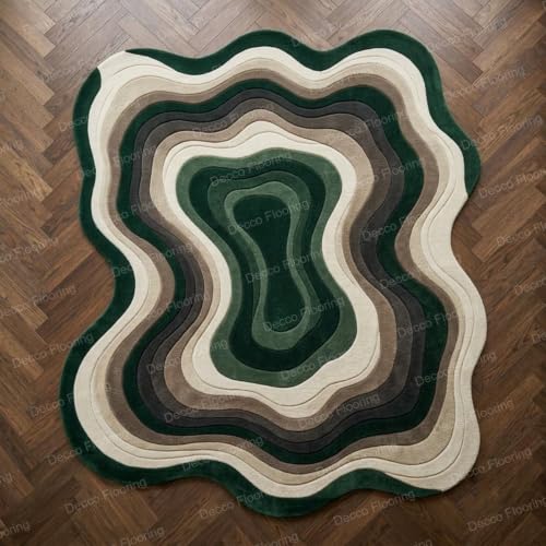 Image of Soft Pure Woolen Modern Collection Tufted Carpet for Living Room,Bedroom'Kitchen and Hall (6 X 8) Feet