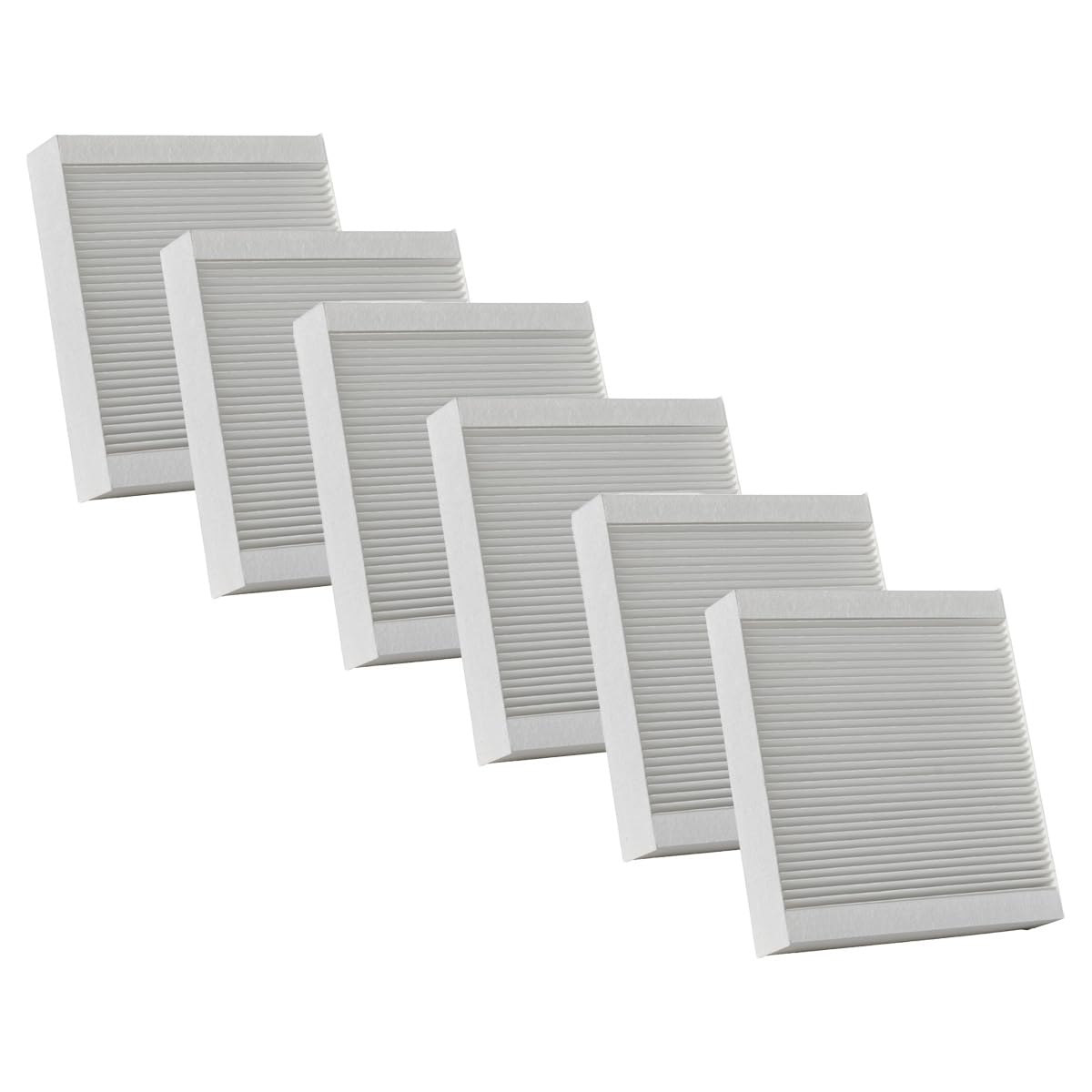 KWL Luftfilter für Nibe ERS 10-500 | 3 Pollenfiltersets | Pollenfilterset G4+F7 | 3x Paneelefilter Z/Line Karton 226x248x48 mm. G4 + 3x Kompaktfilter MP Karton 226x248x48 mm. F7