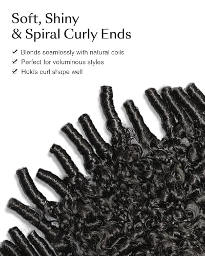 Image of Burmese Curly Glueless Wigs Human Hair Pre plucked Pre Cut, 6x4 HD Lace Front Wear and Go Glueless Wig Water Wave Curl for Women 180% Density 18 inch
