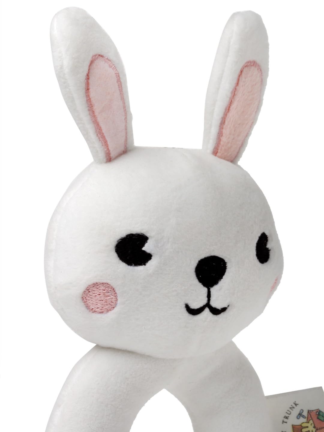 THE BABY TRUNK THE BABY TRUNK Bunny Rattle Toy β Soft Plush Baby Rattle | Soft Toy for Infants 3