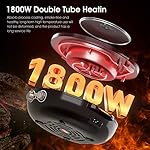 Hot Pot with Grill, 2000W 2 in 1 Electric Hot Pot Grill Cooker with Dual Temperature Control for 1-8 People, Multi-function Smokeless Shabu Korean BBQ Grill for Simmer, Boil, Fry, Roast - Image 2