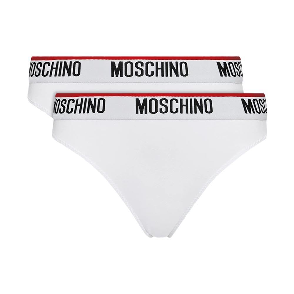 Moschino Slip Brasiliana Bianco, 2PZ Bianco