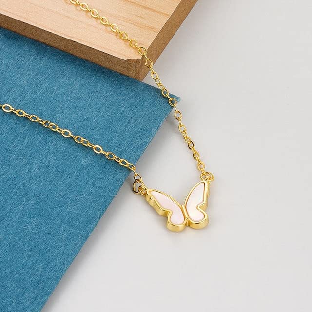 Collar de Moda para Mujer, joyería de Plata con Forma de Mariposa, Accesorios Colgantes, Fiesta de Boda, Regalo de Compromiso Nupcial
