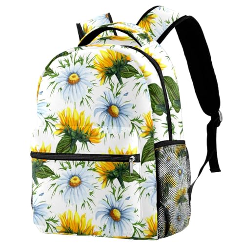 Sac à dos d'école tournesol idéal pour les cours et escapades des ados