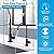 Express Water Modern Water Filter Faucet – Matte Black Faucet – 100% Lead-Free Drinking Water Faucet – Compatible with Reverse Osmosis Water Filtration Systems