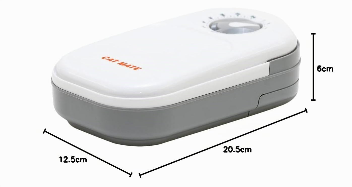 Kerbl Cat Mate Distributeur Automatique de Nourriture programmable 1, 2 ou 3 Repas