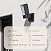 NETATMO Überwachungskamera für den Außenbereich, WLAN 5 GHz, 2K HDR, KI-Erkennung Personen/Fahrzeuge/Tiere, LED-Flutlicht 12 W, integrierte Sirene mit 105 dB, lokale Speicherung, ohne Abonement, Schwa