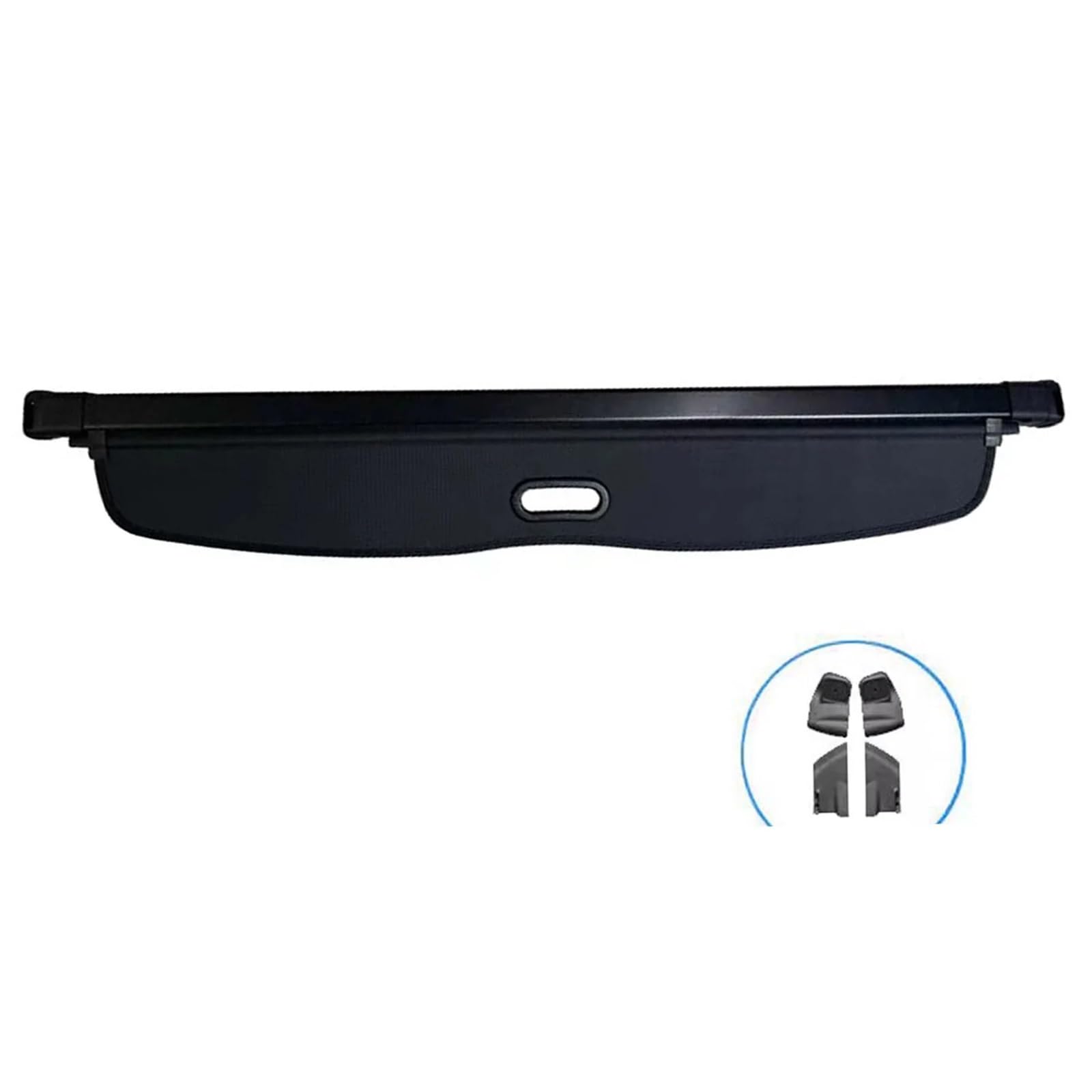 ESPYN Pantalla Retráctil para Maletero Cubierta De Carga Retráctil para Maletero Coche, para Tesla para Model Y Juniper 2025 2026, Protección para Equipaje, 1 Juego