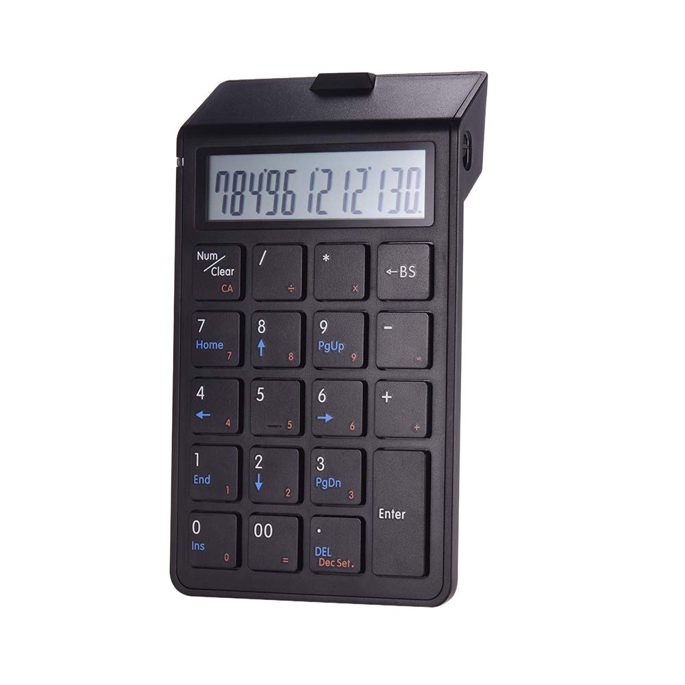 Buy Walmeck Keypad Keyboard, 2in1 Wireless BT 19 Keys Rechargeable