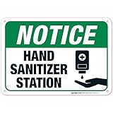 Hand Sanitizer Station Sign,...