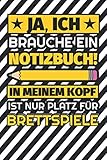 Notizbuch liniert: Ja, ich brauche ein Notizbuch. In meinem Kopf ist nur Platz...