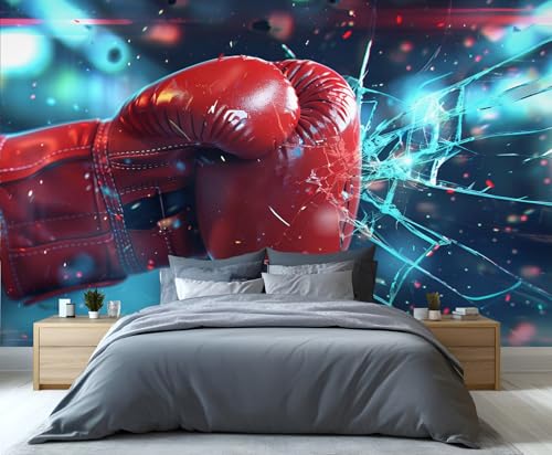 FELIAOQ - Boxing Mural Wallpaper, Boxer Wall Murals, Boy