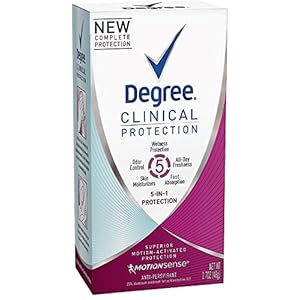 Degree Clinical Protection 5-in-1 Antiperspirant 1.70 oz (3 Pack)