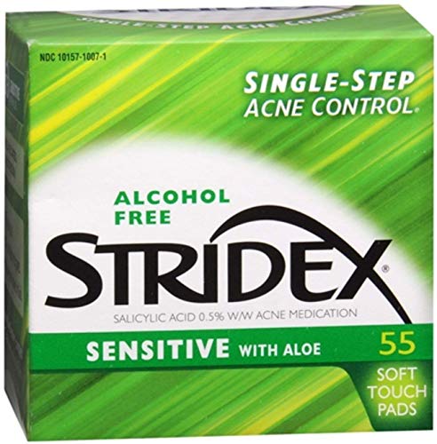 Stri-Dex Daily Care Sensitive With Aloe Pads 55 Each (Pack o