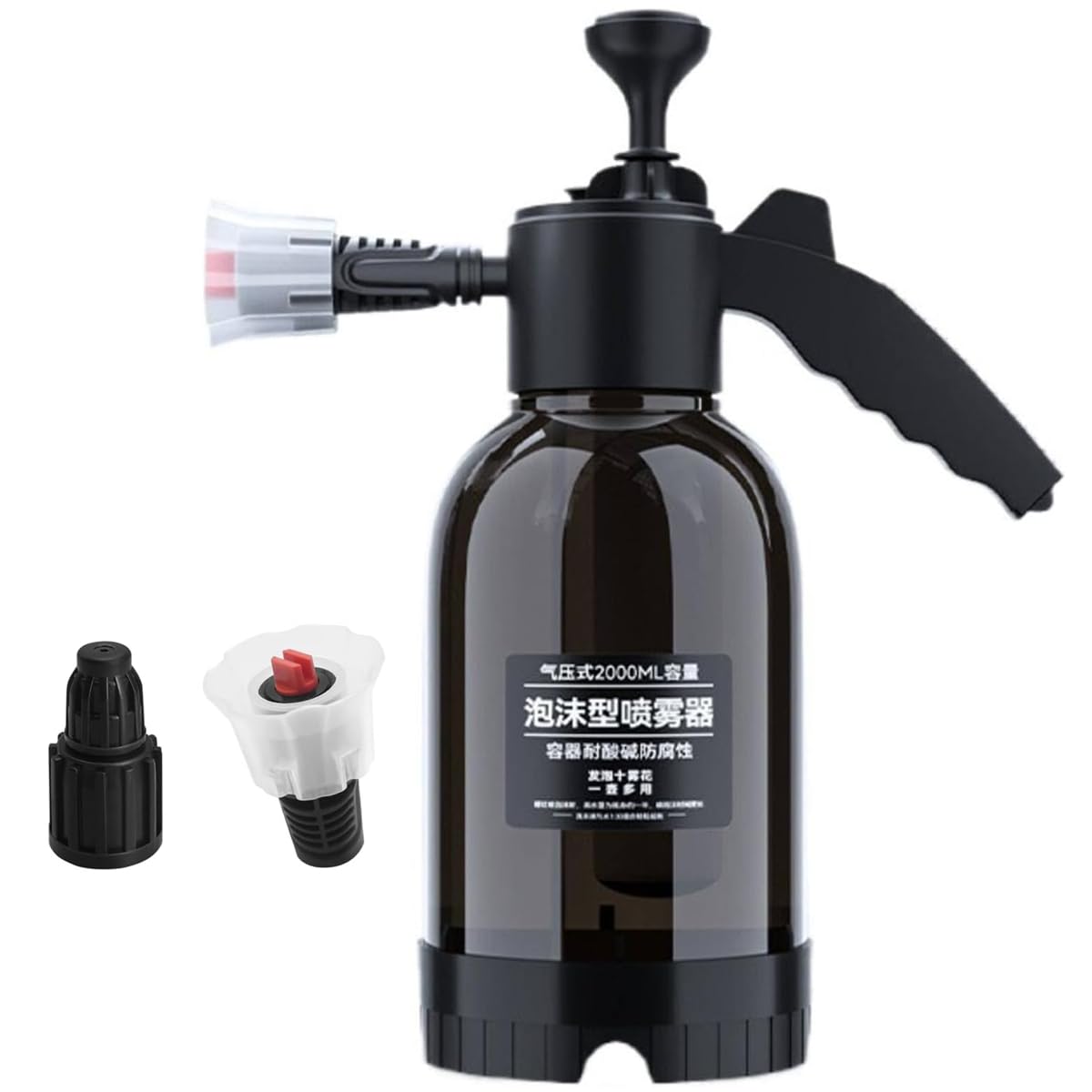 Pulvérisateur À Mousse, Pulvérisateur À Mousse À Pression Manuelle Pour Voiture, Buse À Mousse