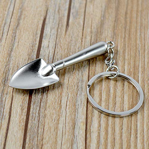 Keychain Mini Tool Shovel Spoon Snuff Keyring Sniffing Spoon Pendant Keyring