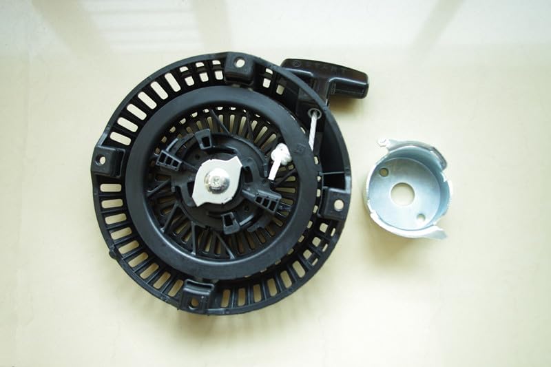 Compatible with motor EX27 EX30 de 9,0 , arranque por tracción, resorte de rebobinado, manija de cuerda, EX27 EX30, arranque por retroceso, cubierta de plástico, trinquete de metal(Starter and cup)