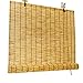 Produktbild NIANXINN Bambusrollo Raffrollo,Vintage-Dekoration Bambus-Rollo - Vorhänge,Bambus-Reed Vorhänge mit Lifter,wasserdichte Sonnenschutz-Rollläden für Den Außenbereich/Patio/Tür (50x60cm/20x24)