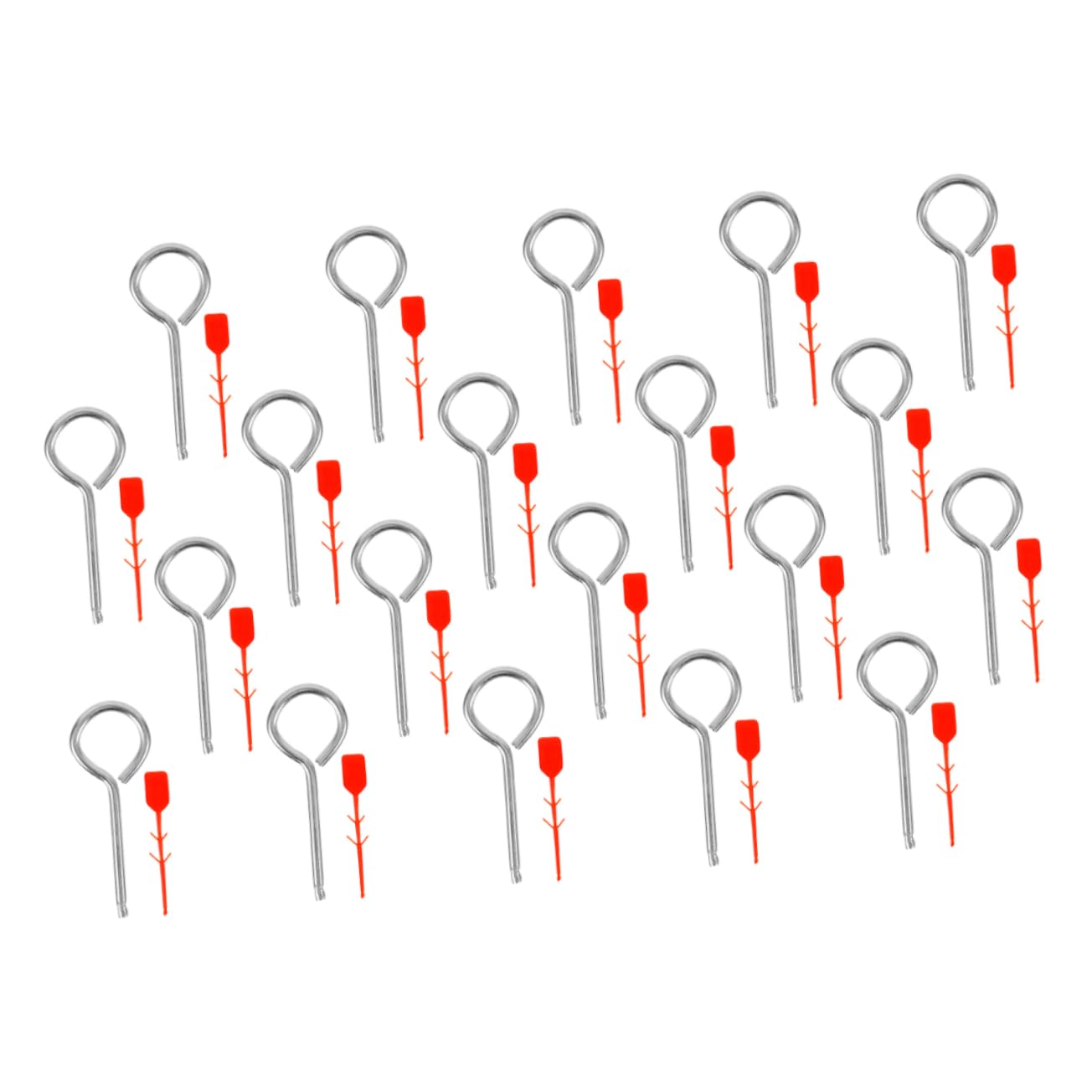 NUOBESTY 100 Set Perni Sicurezza per Estintori Accessori Antincendio per Protezione Uffici Veicoli e Domestici