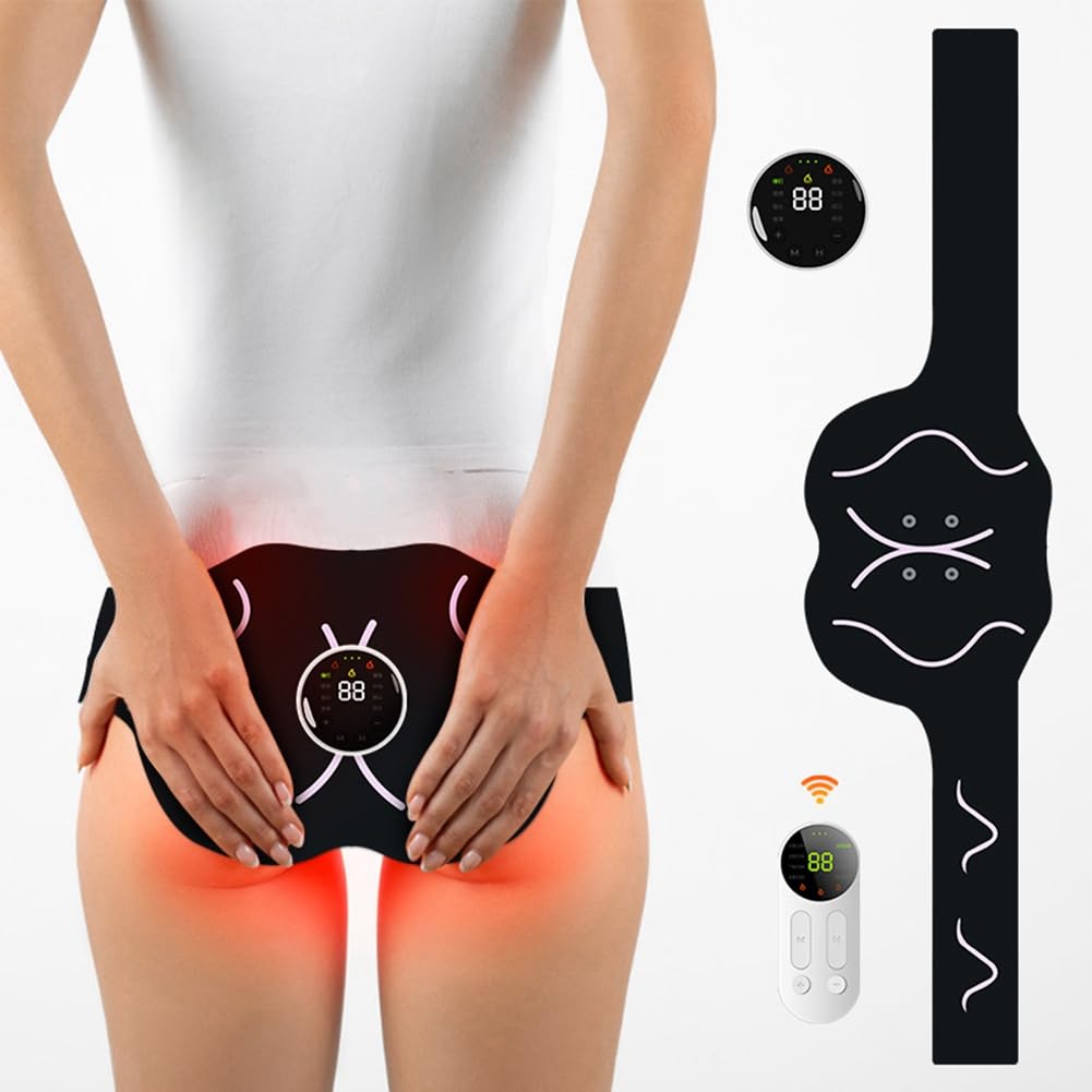 Stimolatore Muscolare 'Anca, Cintura per Esercizi EMS, Cintura per Esercizi Dei Glutei, E57 con
