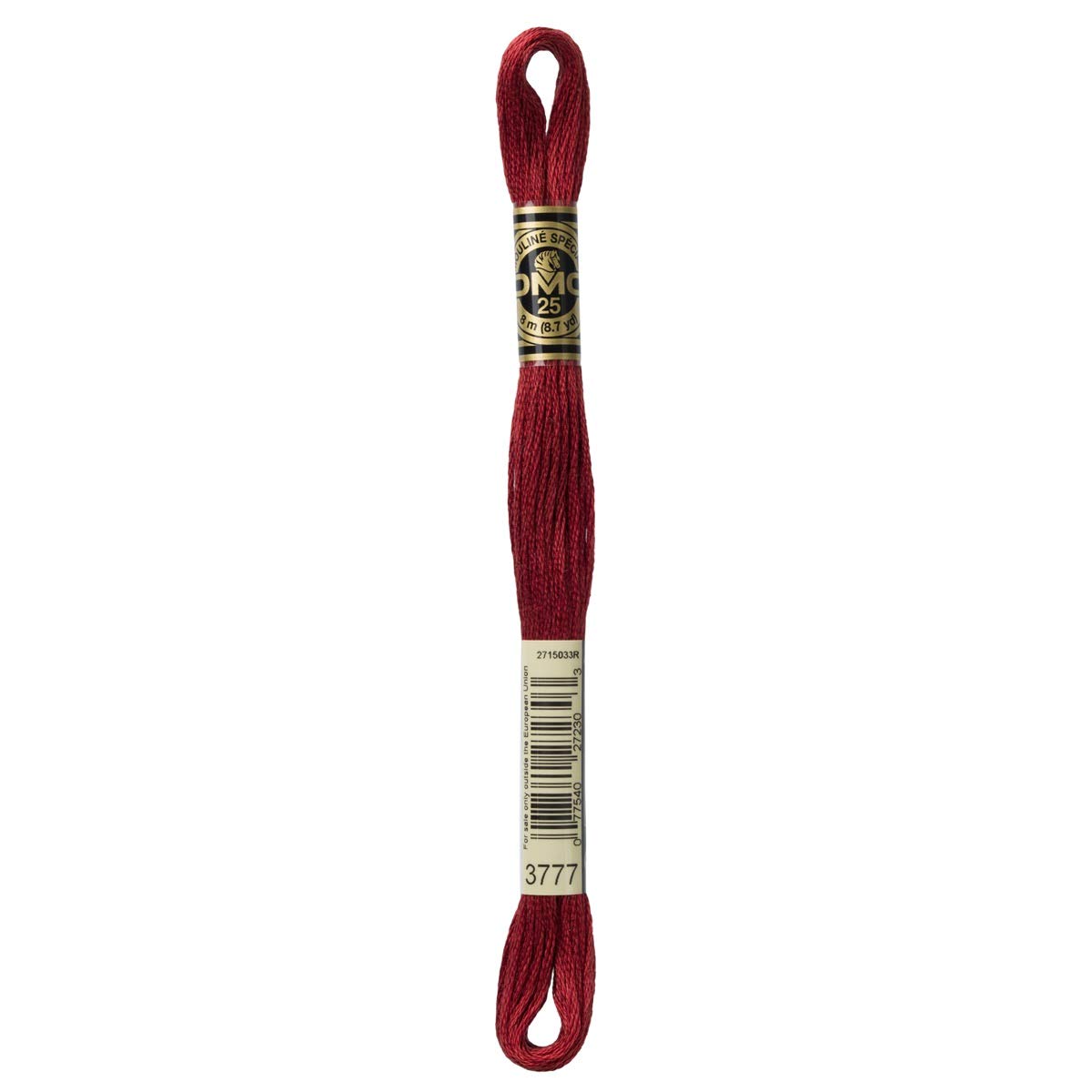 DMC Embroidery Floss Mouline Stranded Cotton Thread for Hand Embroidery and Sewing - Colour No: 3777-12 x 8m Skeins โ image 1