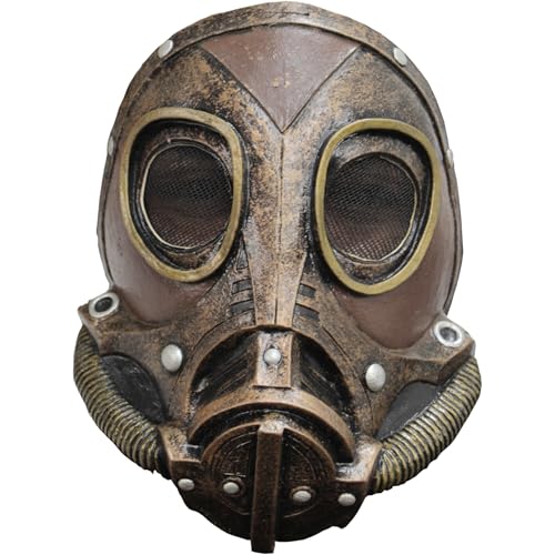 Ghoulish M3A1 Steampunk Gas Mask,Brown,One Size