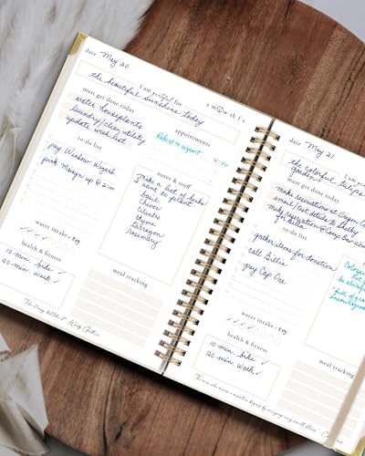 Beautiful To Do List Notebook - Aesthetic Daily Planner to Easily Organize Your Tasks And Boost Productivity - Stylish Undated Planner And School or Office Supplies For Women