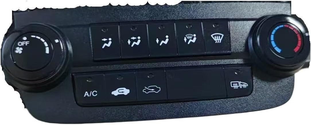 Air Conditioning Panel Switch AC,Compatible for Honda CRV 2007-2011, Air Conditioning Switch Control Panel(No Display Screen)