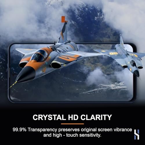 Image of Tempered Glass for Samsung Galaxy M51 | M62 | F62 | A71 (6.7 Inch) Military Grade 9H Screen Guard, Anti-Scratch, Shatterproof, Edge-to-Edge Full Coverage - Black Border
