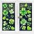 CCINEE 82PCS St.Patrick's Day Window Cling Sticker,Large Shamrock Glass Window Sticker Decal for Home Party Decoration